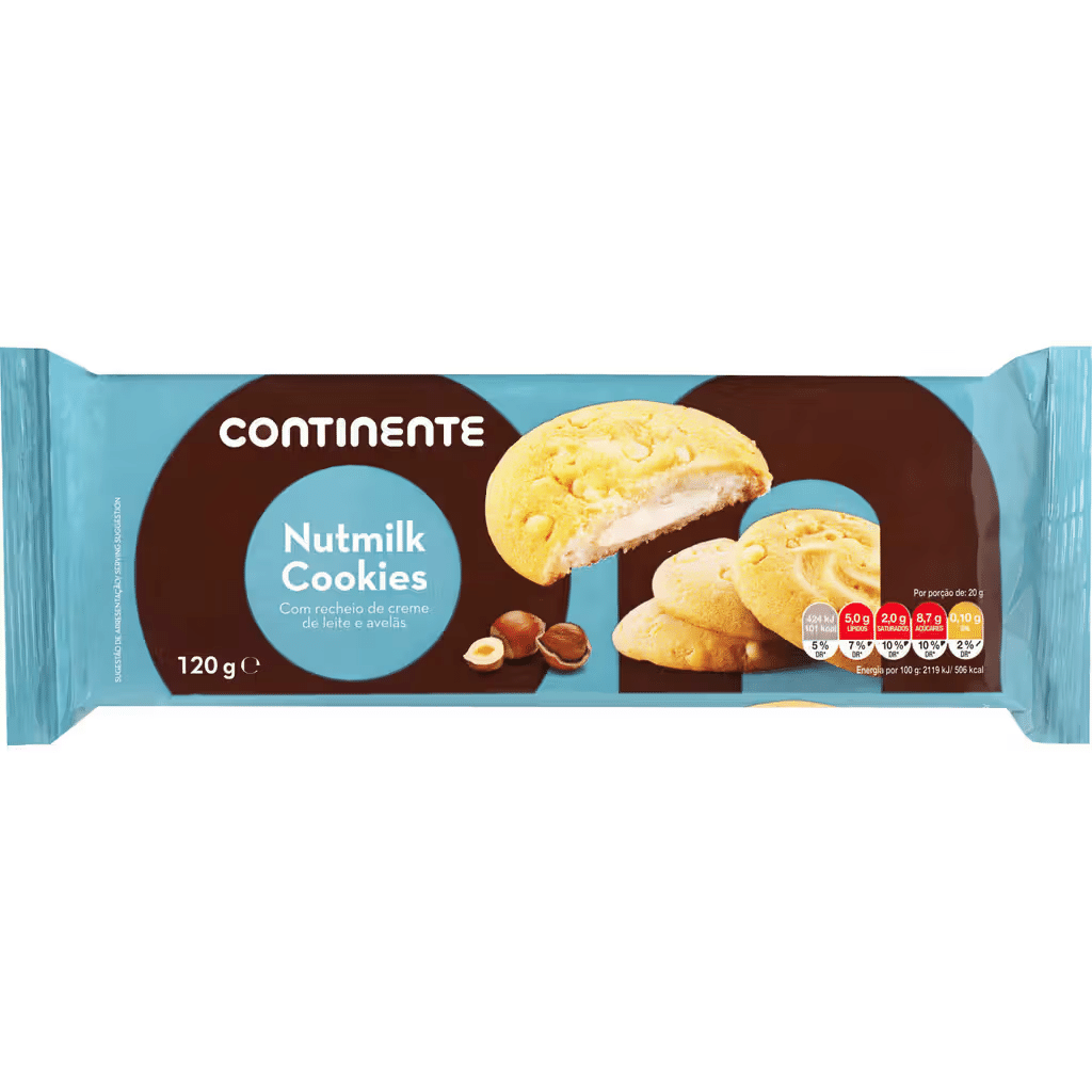 Bolachas Nutmilk Cookies - CONTINENTE