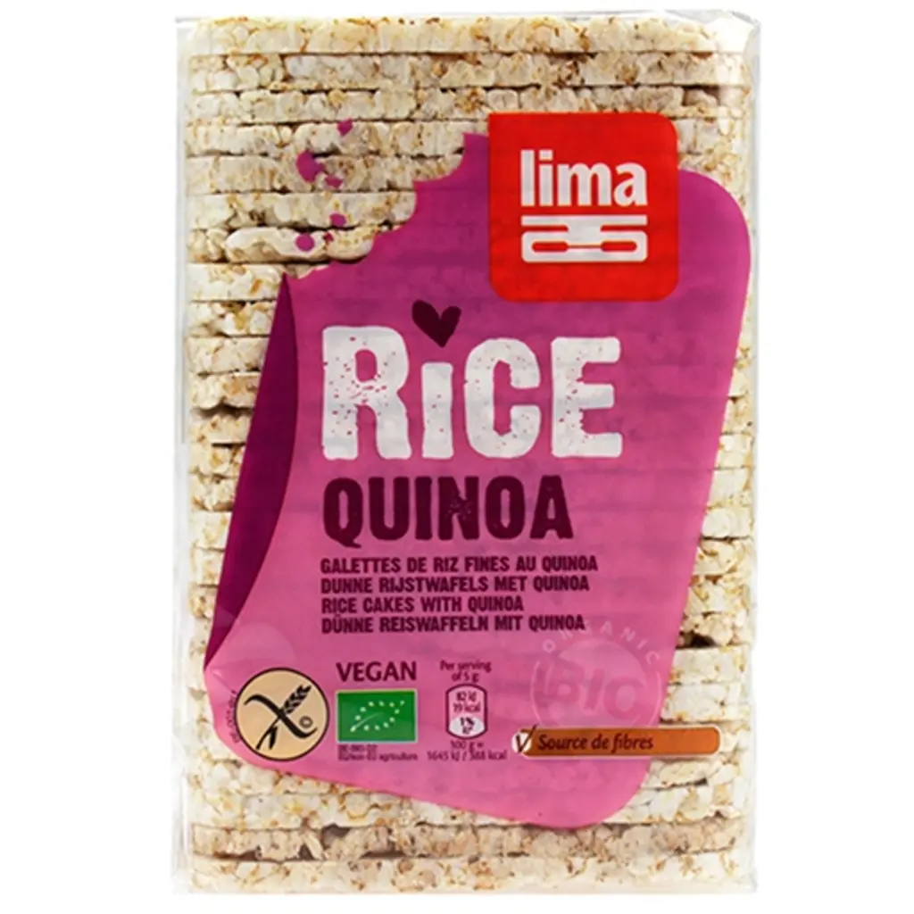 Galetes de Arroz e Quinoa Bio - LIMA