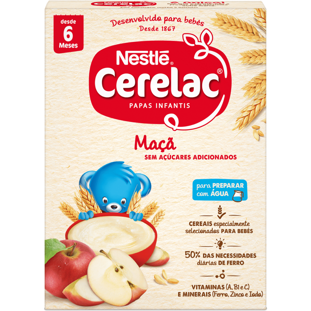 Papa Infantil Farinha Láctea 40% menos açúcares +6 meses CERELAC