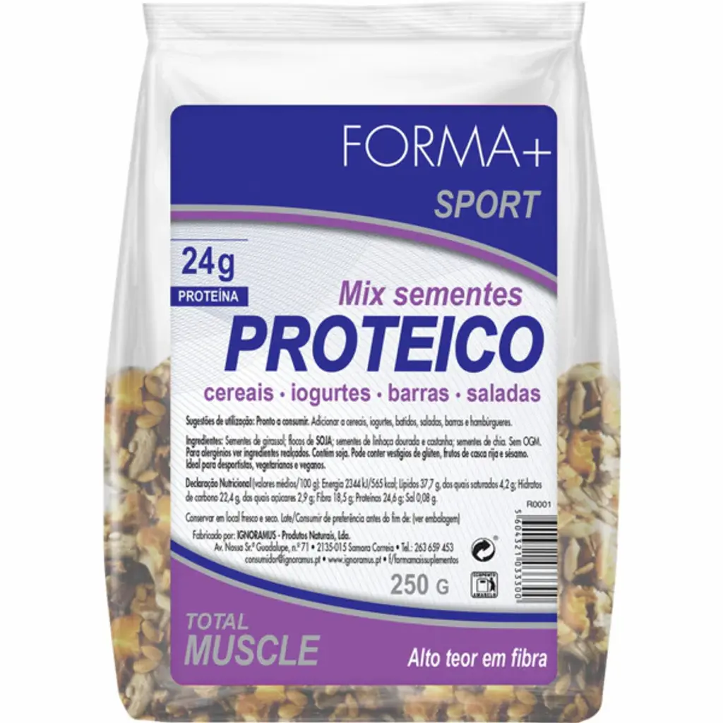 Mix Sementes Proteico embalagem 250 g - FORMA + SPORT