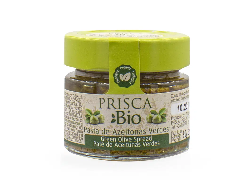 Pasta Azeitona Verde Bio 90g - PRISCA