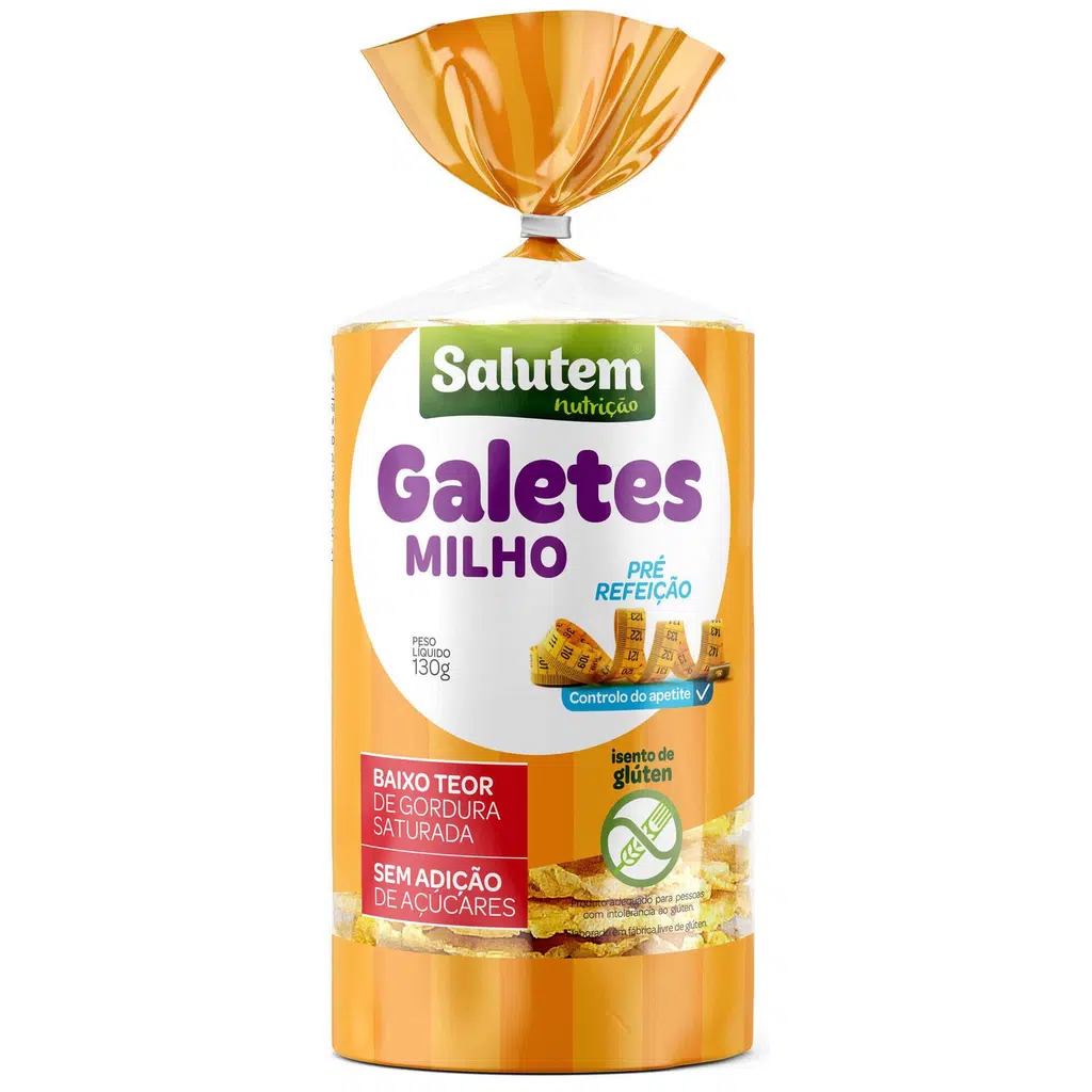 Galetes Milho Finíssimas Com Sal 130g - SALUTEM