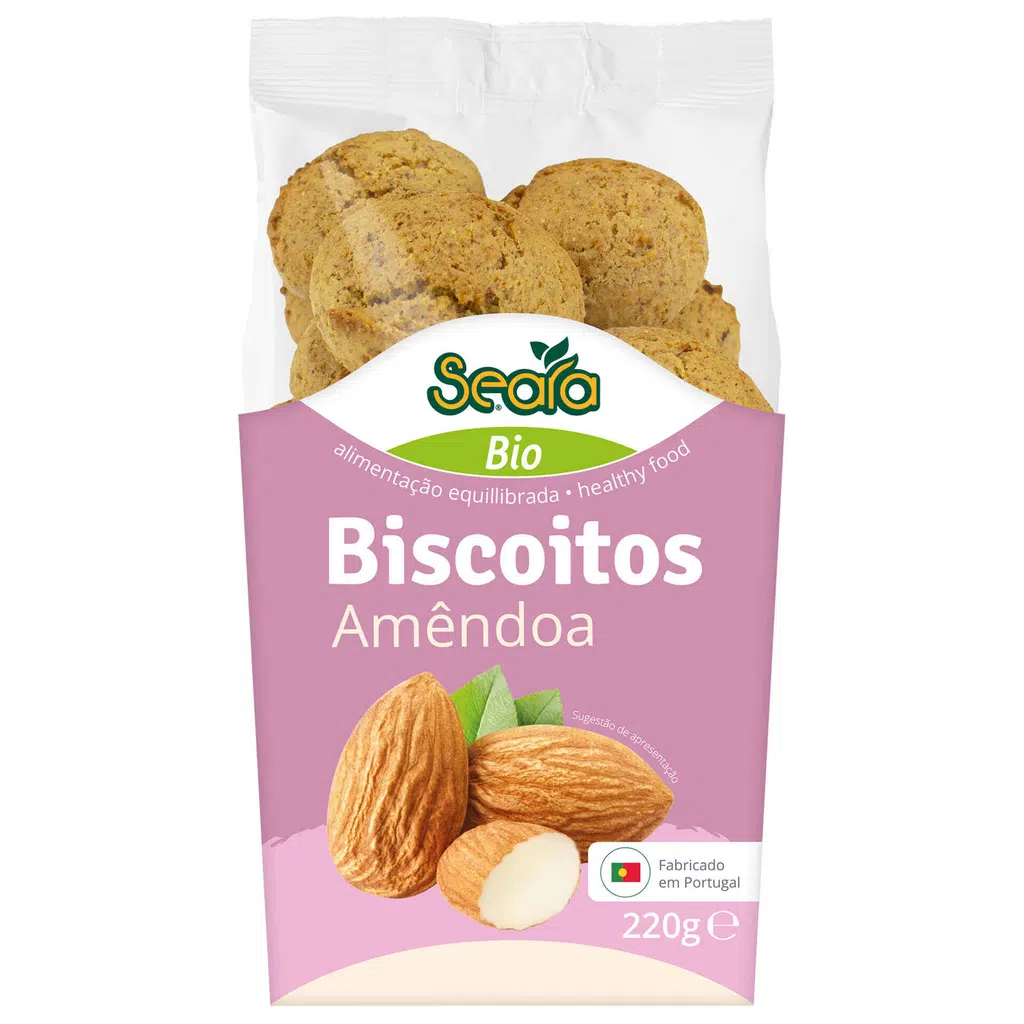 Biscoitos De Amêndoa Bio 220g - SEARA