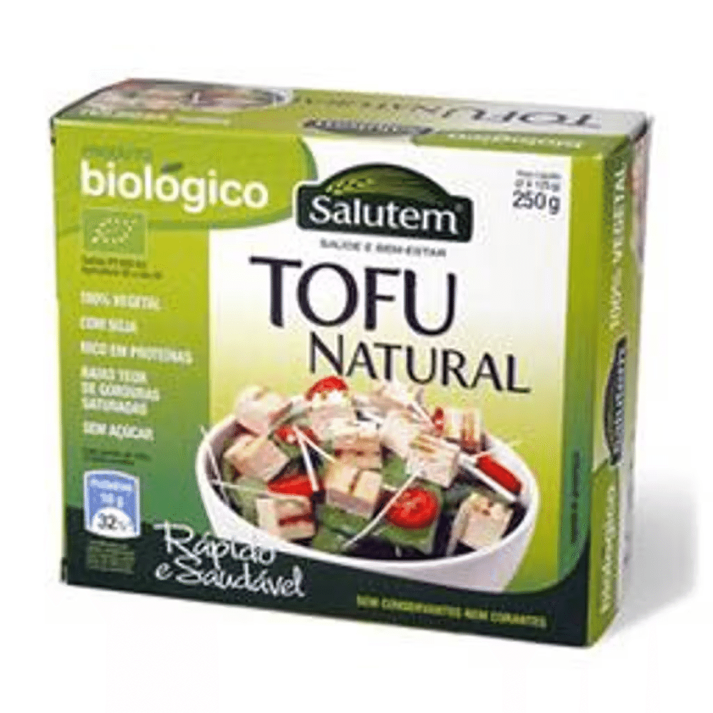 Tofu Natural Biológico embalagem 250 g - SALUTEM - Nutripédia