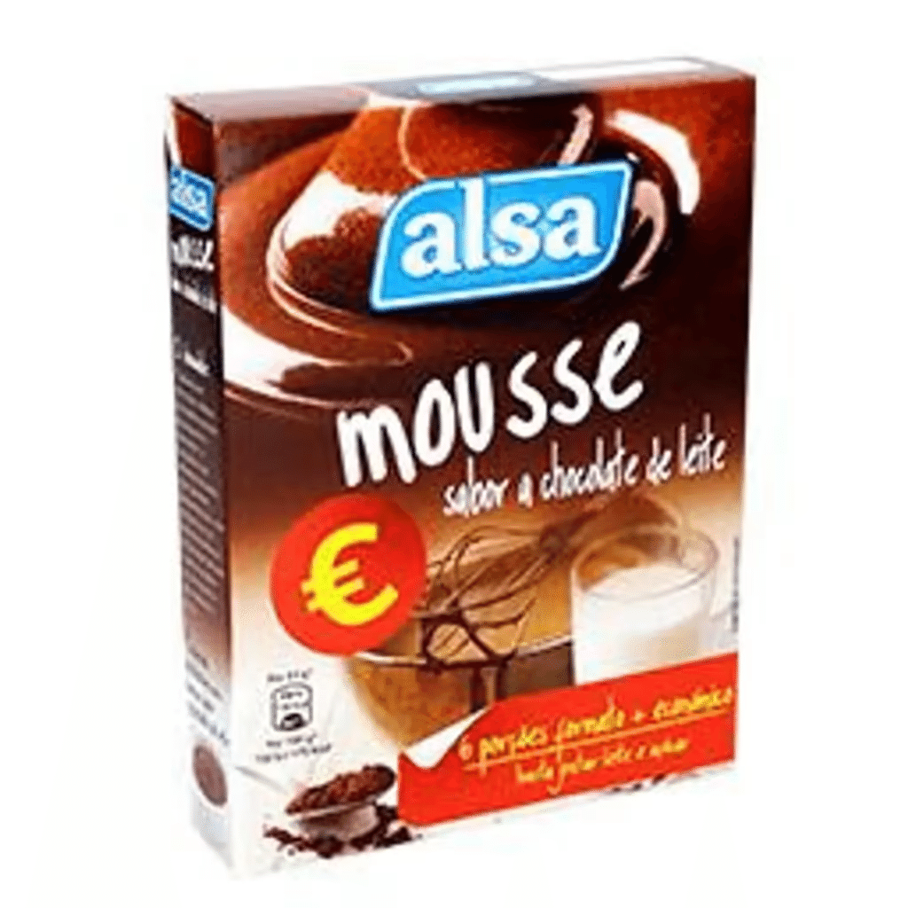 Mousse chocolate, sem açucar - ALSA