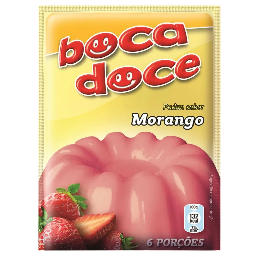 Pudim de Morango - BOCA DOCE