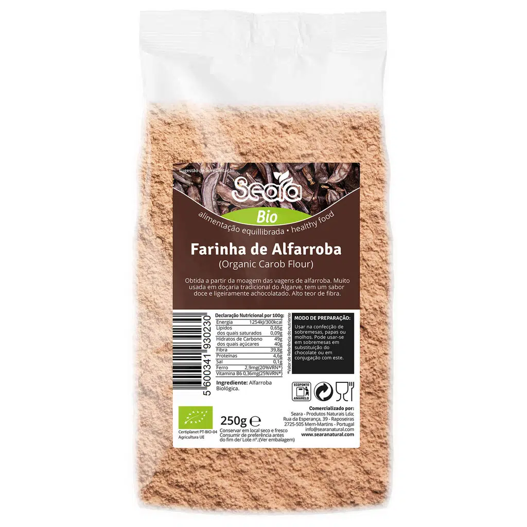 Farinha Alfarroba Bio 250g - SEARA