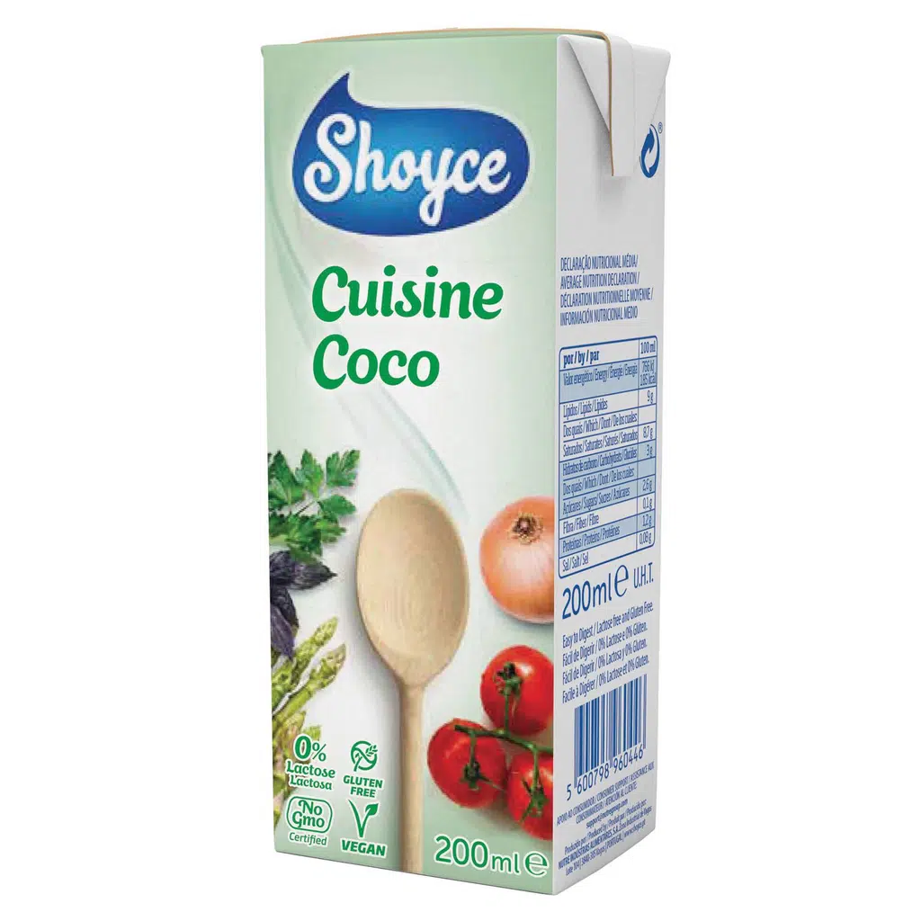 Creme Vegetal de Coco para Culinária - SHOYCE