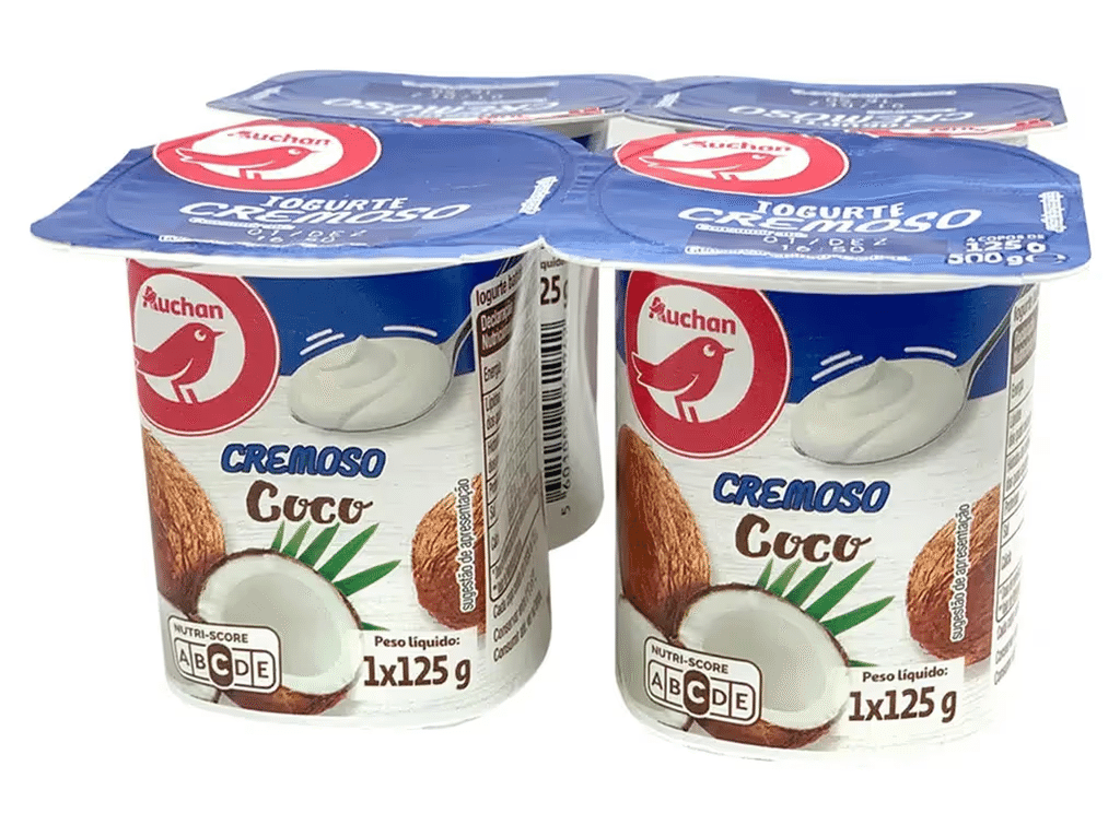 Iogurte Cremoso Côco 4x125g - AUCHAN