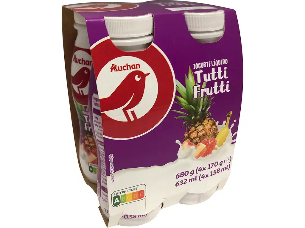Iogurte Líquido Tutti Frutti 4x170g - AUCHAN