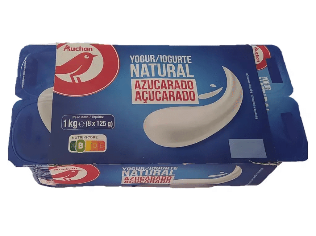 Iogurte Natural Açucarado 8x125g - AUCHAN