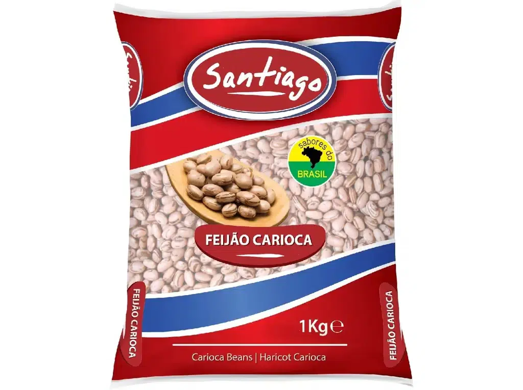 Feijão Carioca 1kg - SANTIAGO - Nutripédia