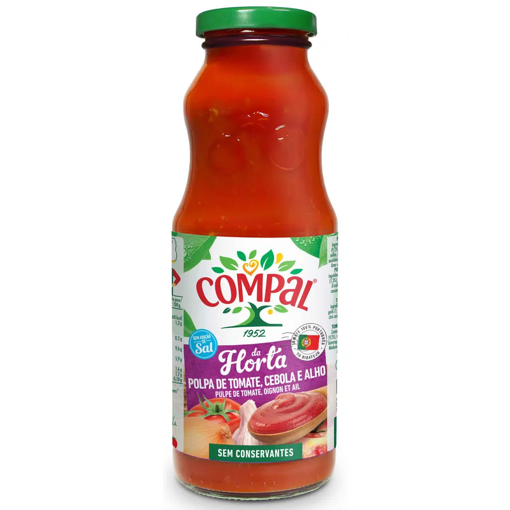 Polpa de Tomate com Cebola e Alho - COMPAL DA HORTA