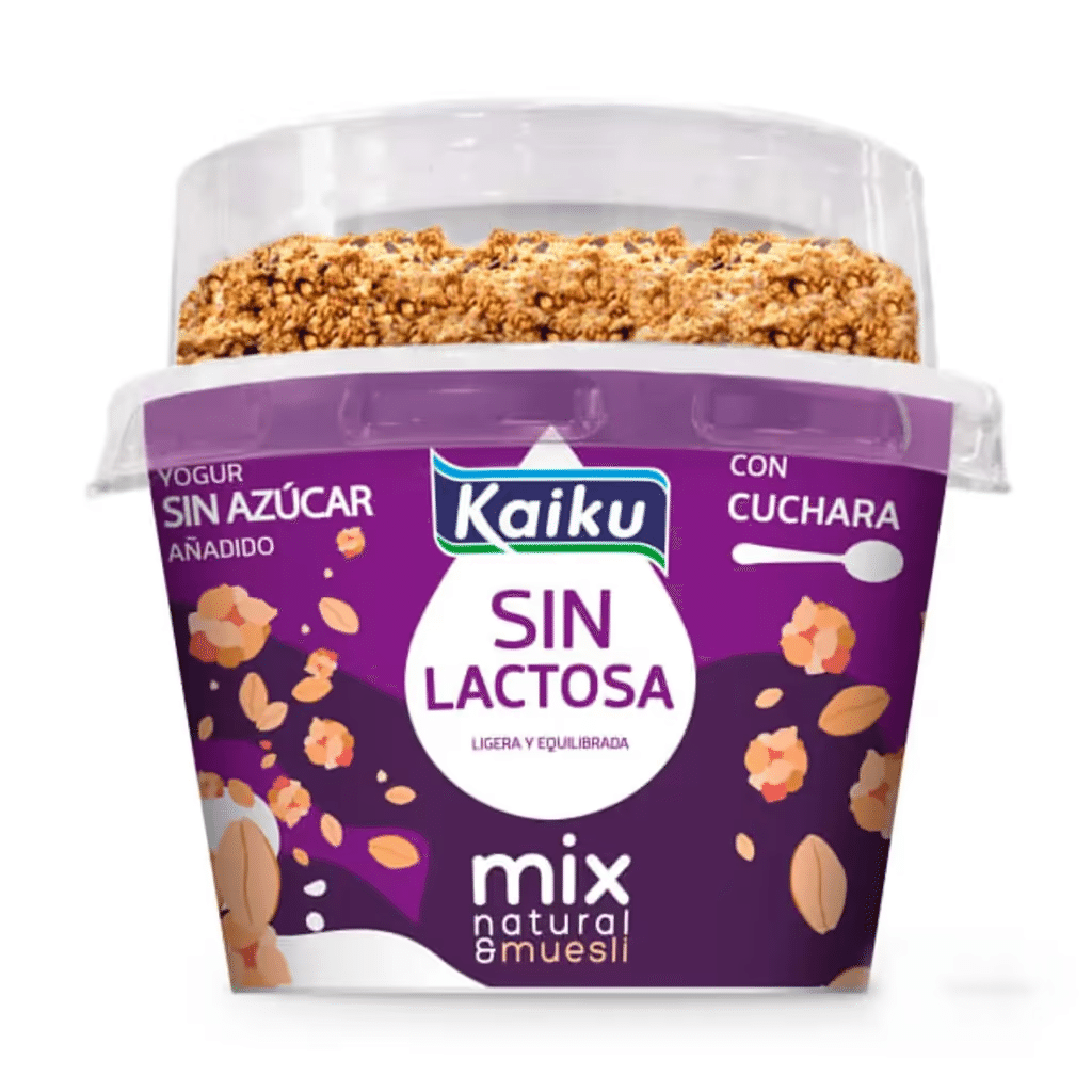 Sin Lactosa / Sin Fructosa: Kaiku Yogur Natural 0%mg (Desnatado) y Sin  Azúcar